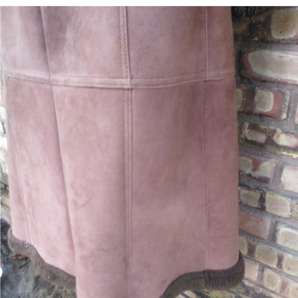 Vintage Lamb Shearling Coat Long Sheepskin Sawyer of Napa Small Western wear